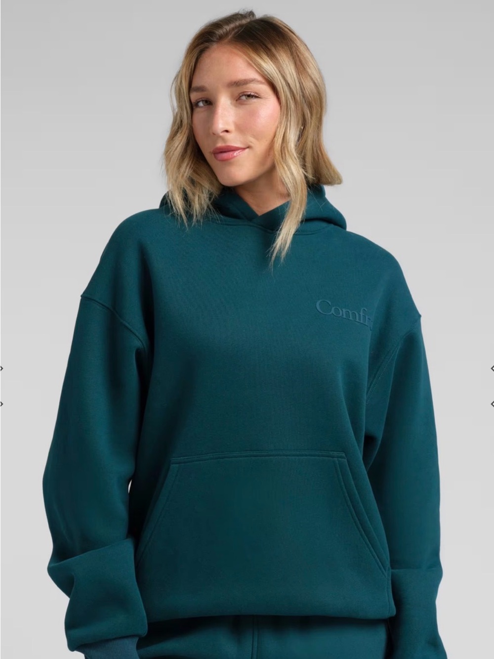 NWT Comfrt Minimalist Hoodie Alpine Medium M Oversized